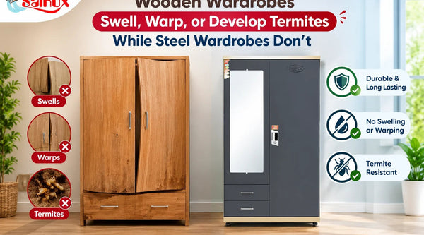 Why Do Wooden Wardrobes Swell, Warp, or Develop Termites While Steel Wardrobes Don’t?
