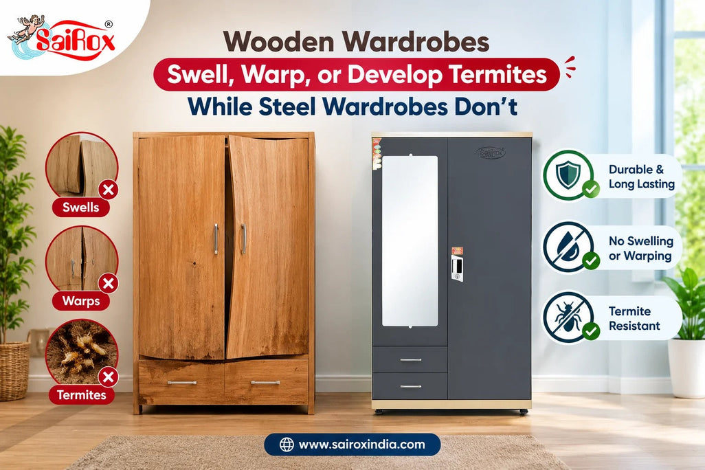 Why Do Wooden Wardrobes Swell, Warp, or Develop Termites While Steel Wardrobes Don’t?