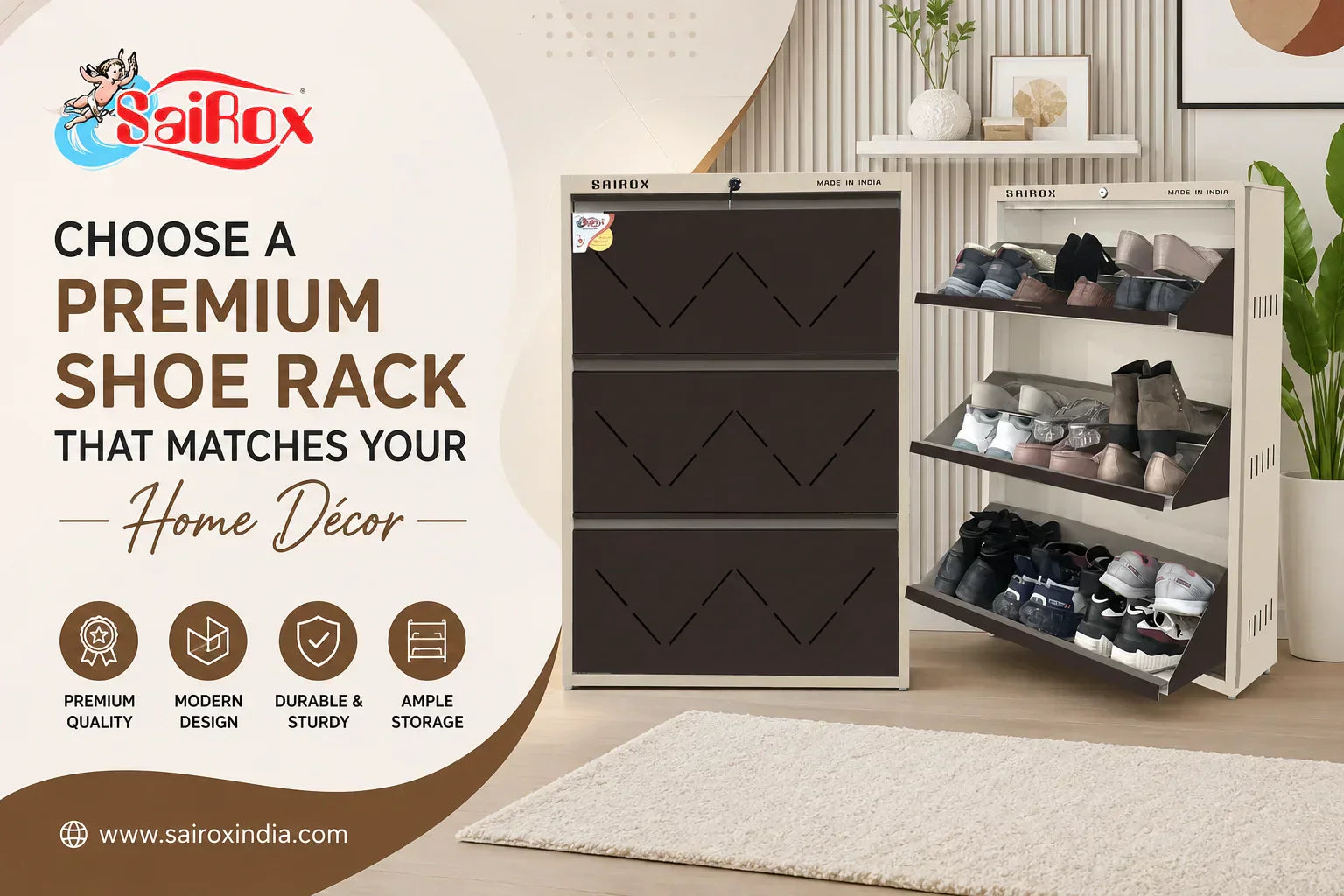 How to Choose a Premium Shoe Rack That Matches Your Home Décor?