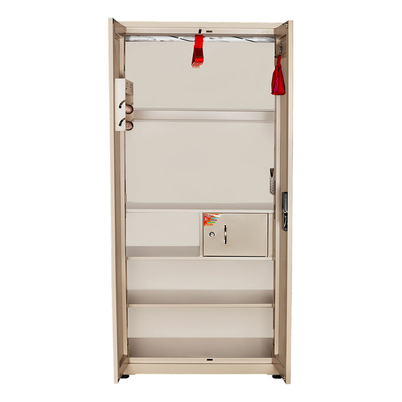 DESIGNER ALMIRAH SILVER BASIC FULL WARDROBE (36”)