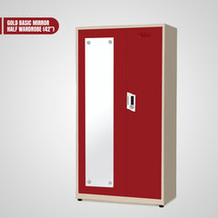 GOLD BASIC MIRROR HALF WARDROBE (42”)